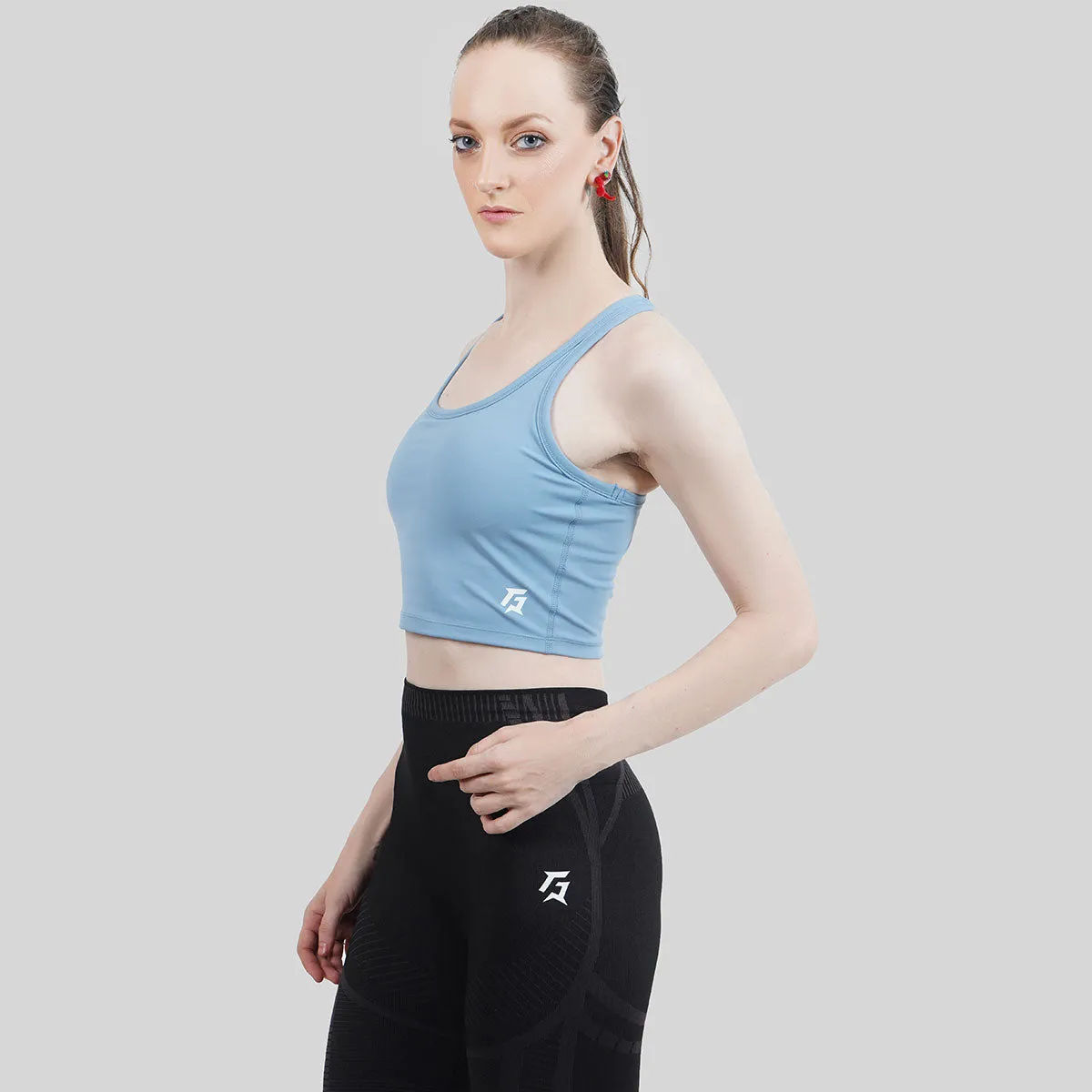 Classic Sports Bra (Blue)