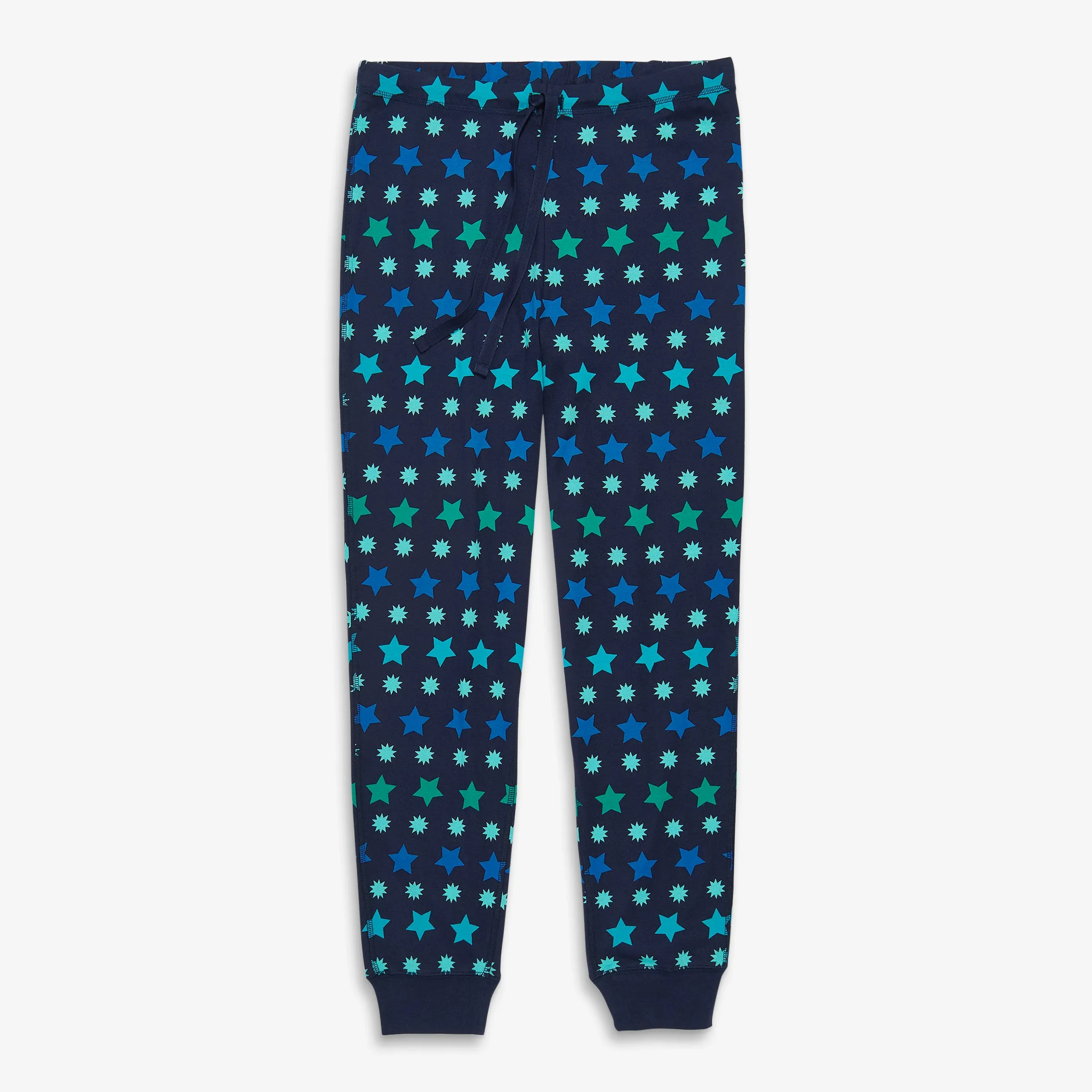 Clearance fit 2 grown-ups organic pj pant in snowflake stars