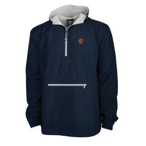 Clemson Ring Crest 1/4 Zip Lightweight Pullover in Navy