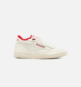 Club C Mid II Vintage Mens Lifestyle Shoe - White/Red