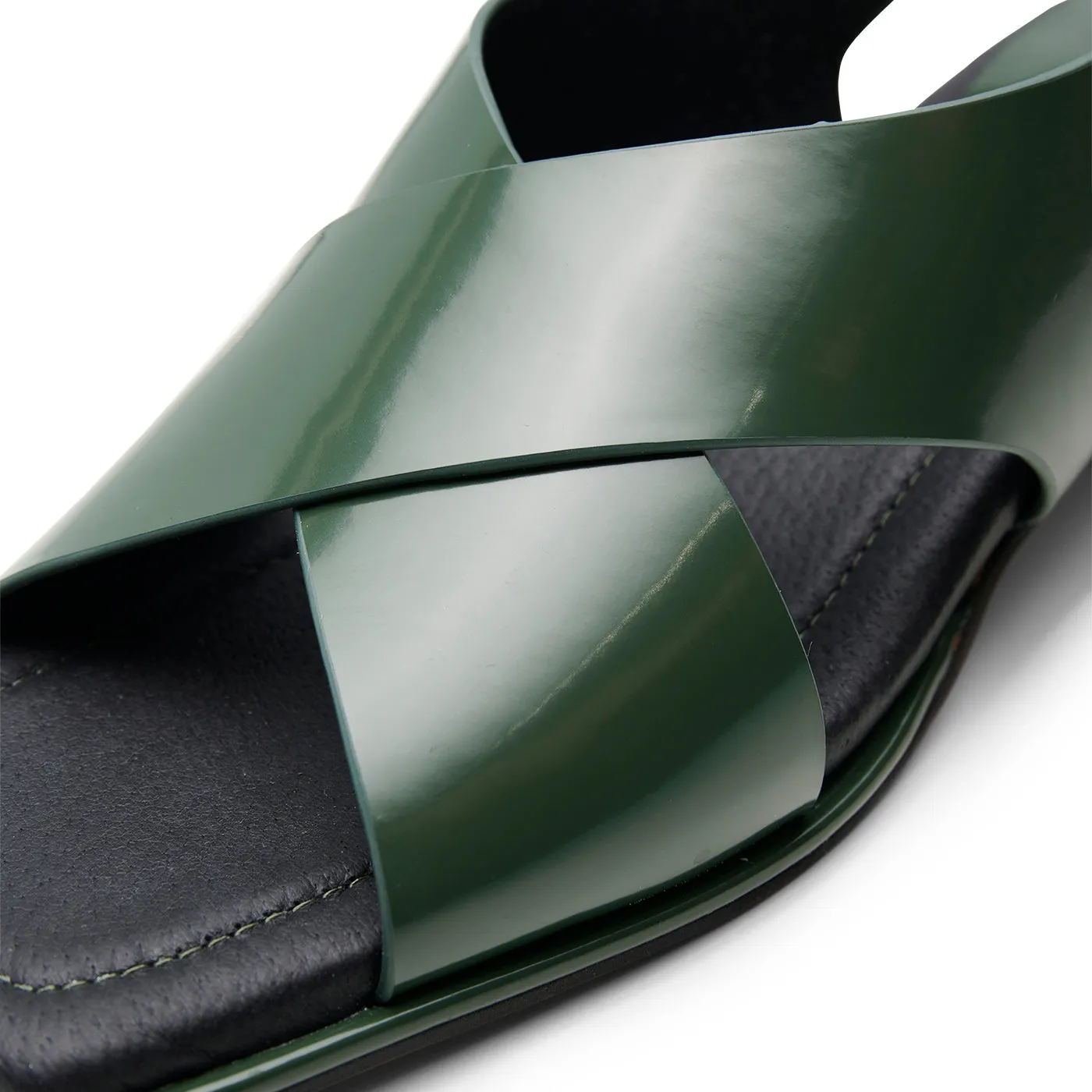 Colette sandal læder - ALGAE