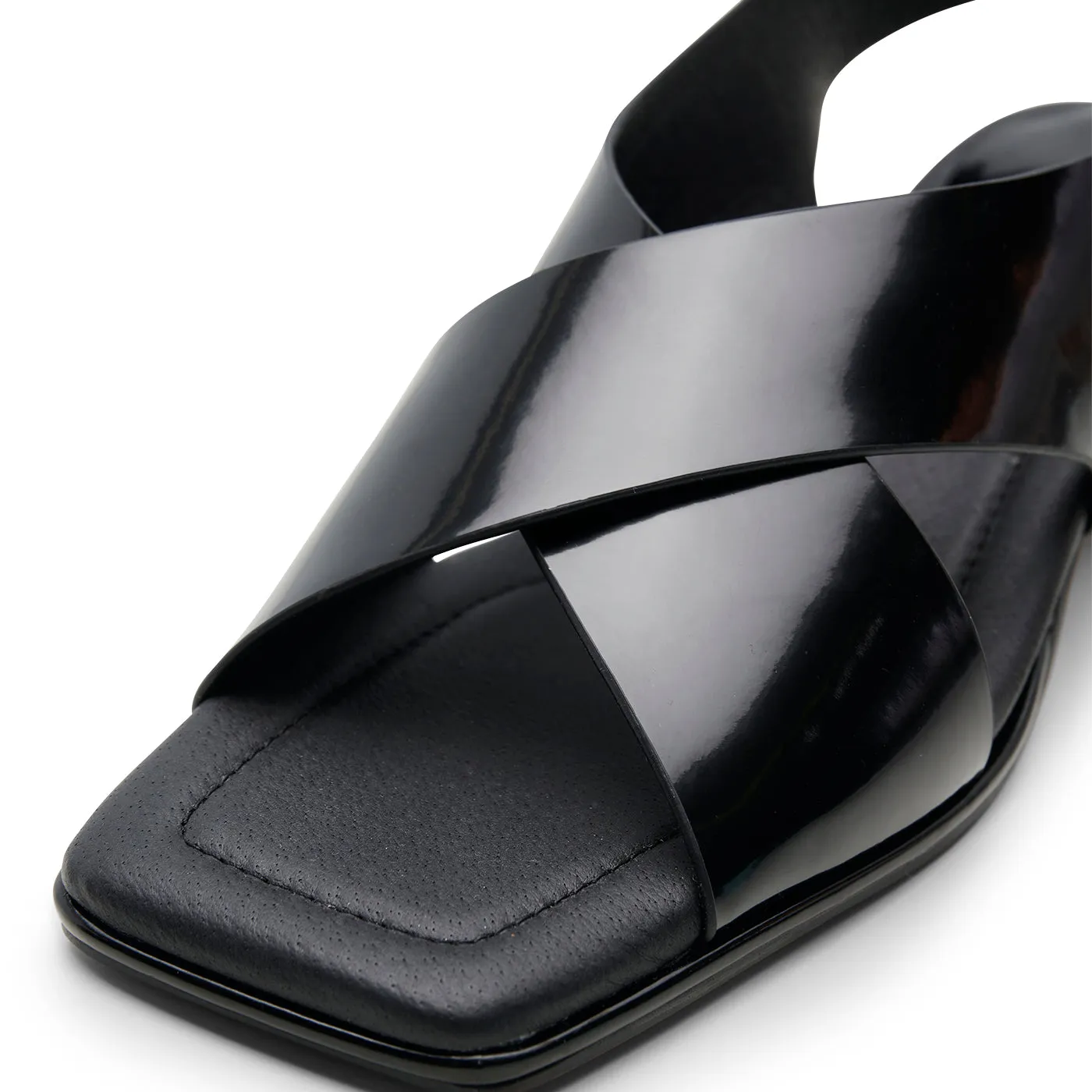 Colette sandal læder - BLACK