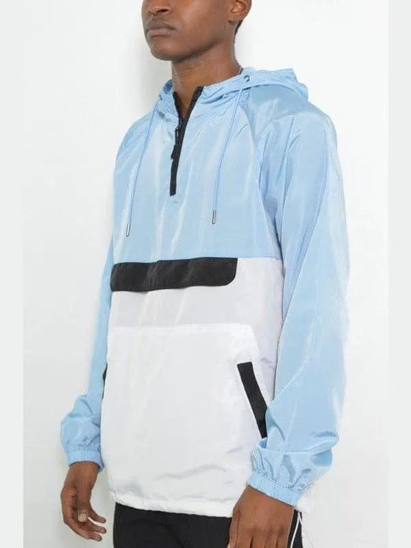 Color Block Anorak Jacket Windbreaker