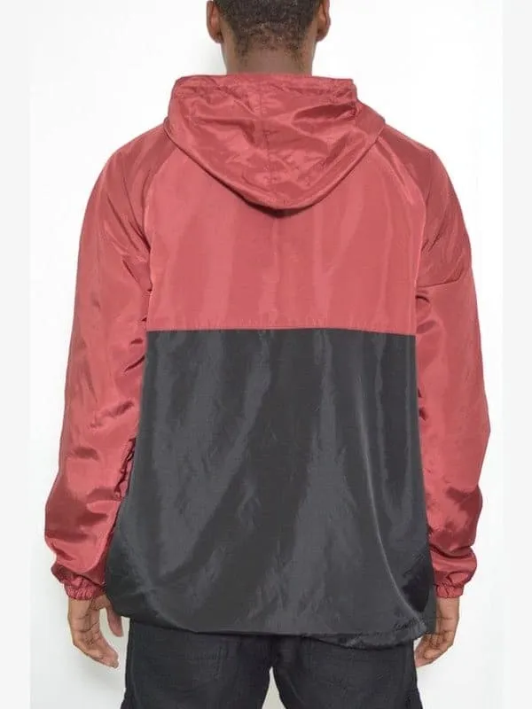 Color Block Anorak Jacket Windbreaker