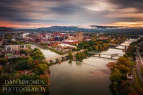 Confluence Park Fall Scene by Dan Simonds Canvas Print