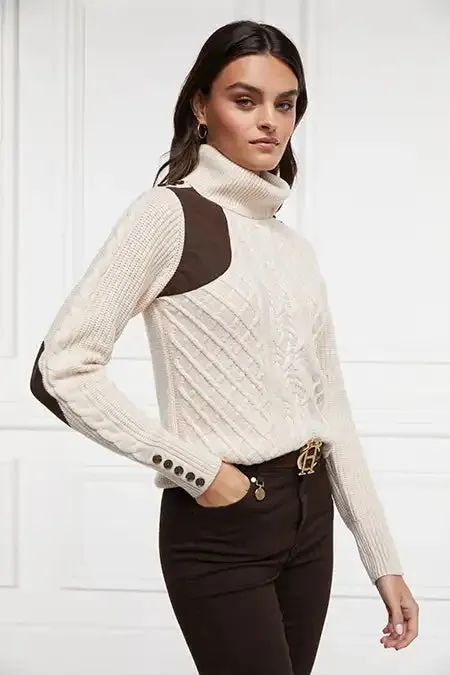 Country Roll Neck Knit (Oatmeal)