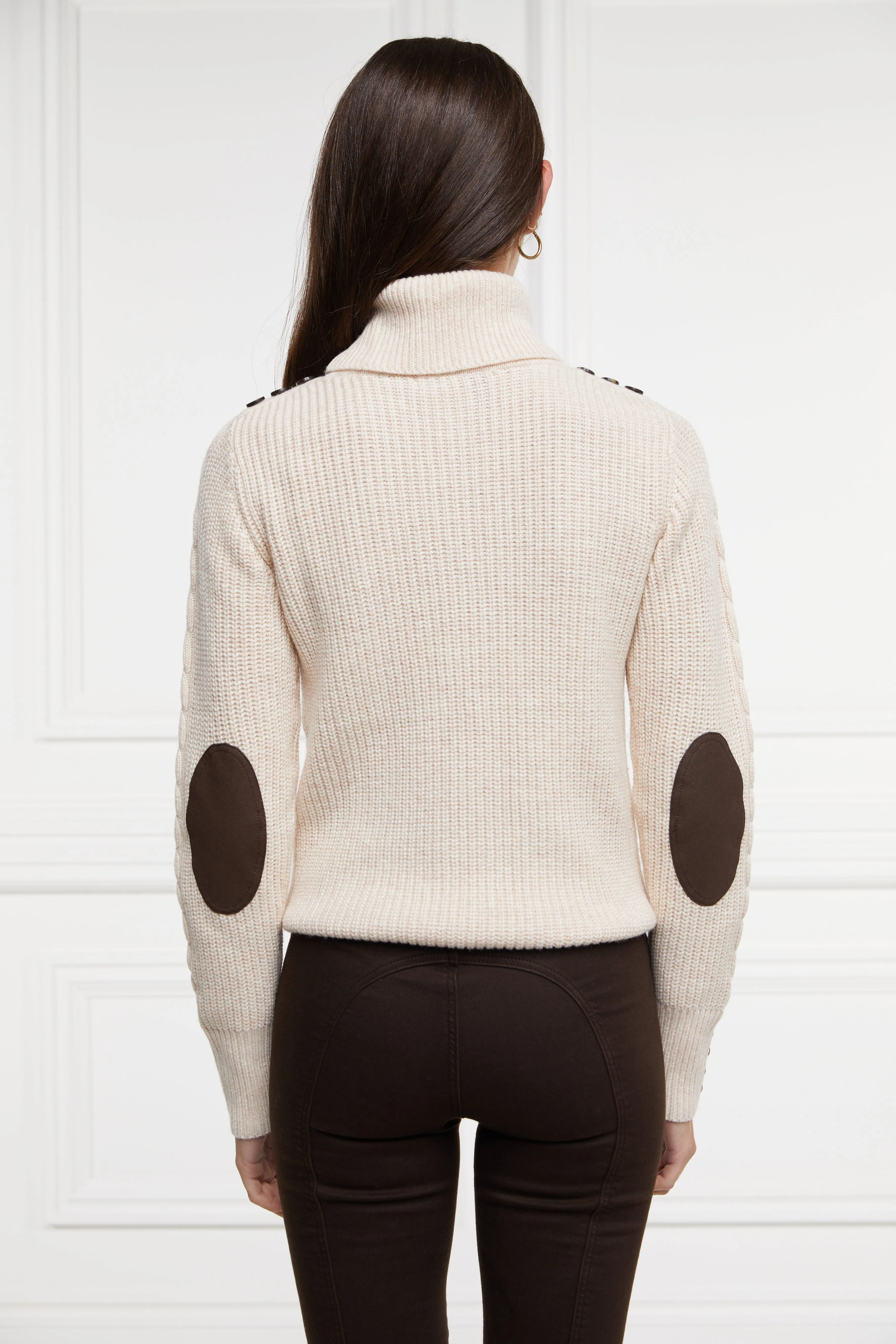 Country Roll Neck Knit (Oatmeal)