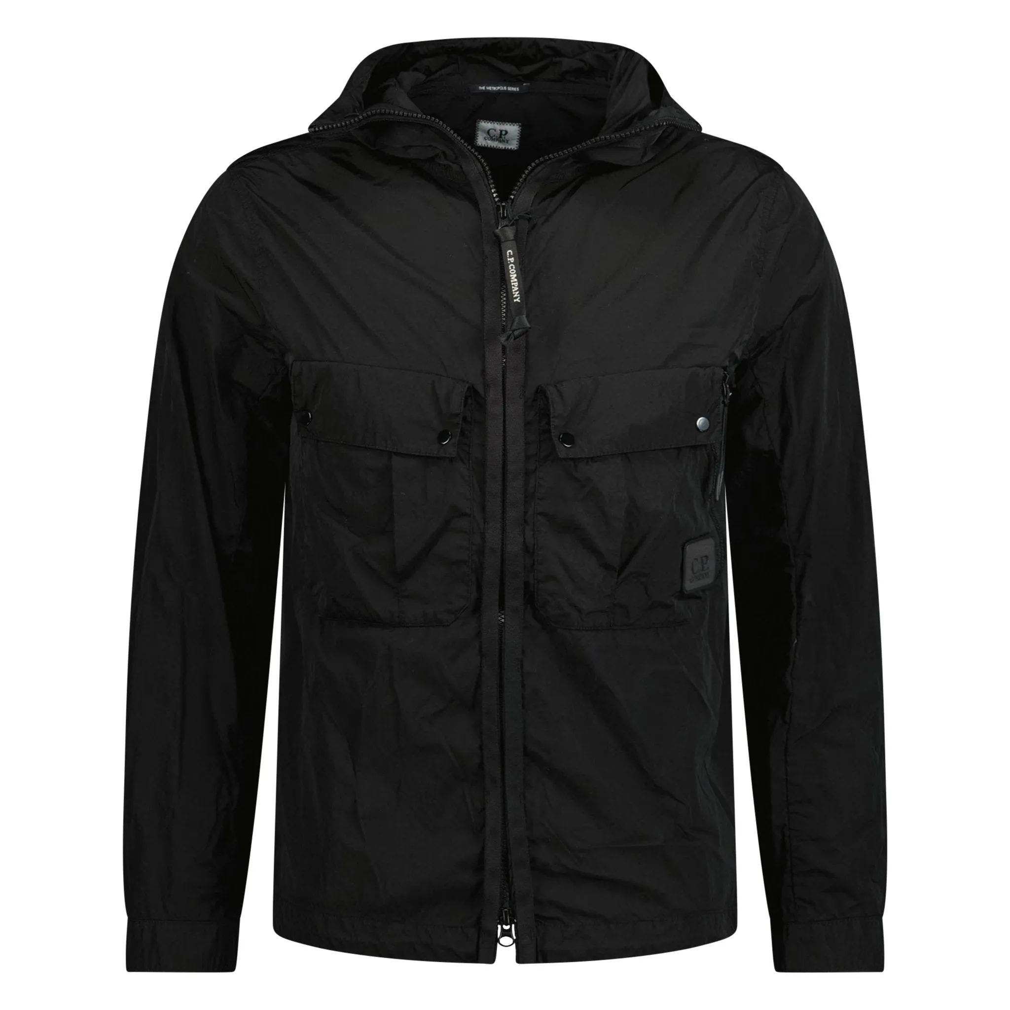 CP COMPANY Chrome Overshirt Jacket Black