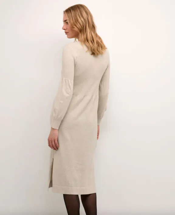 CR - Dela oat melange knit dress