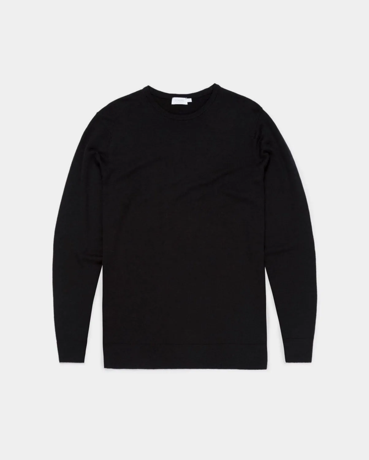 CREW NECK JUMPER / BLACK