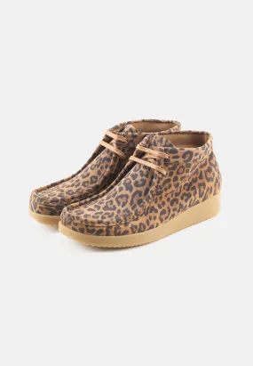 Ellen Støvle Suede - Leopard