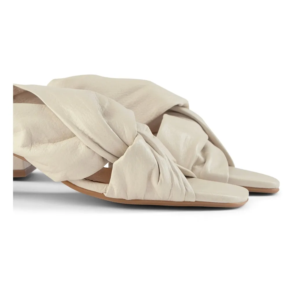 Elodie Sand Mules - OFF WHITE