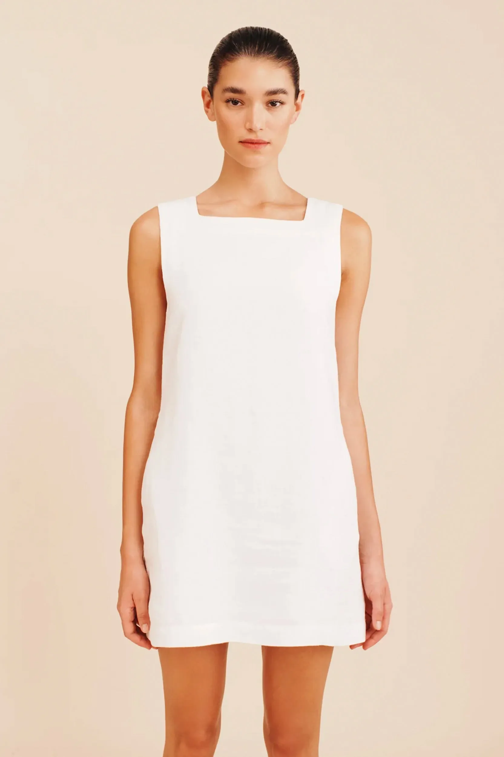 Emma Shift Dress in Ivory