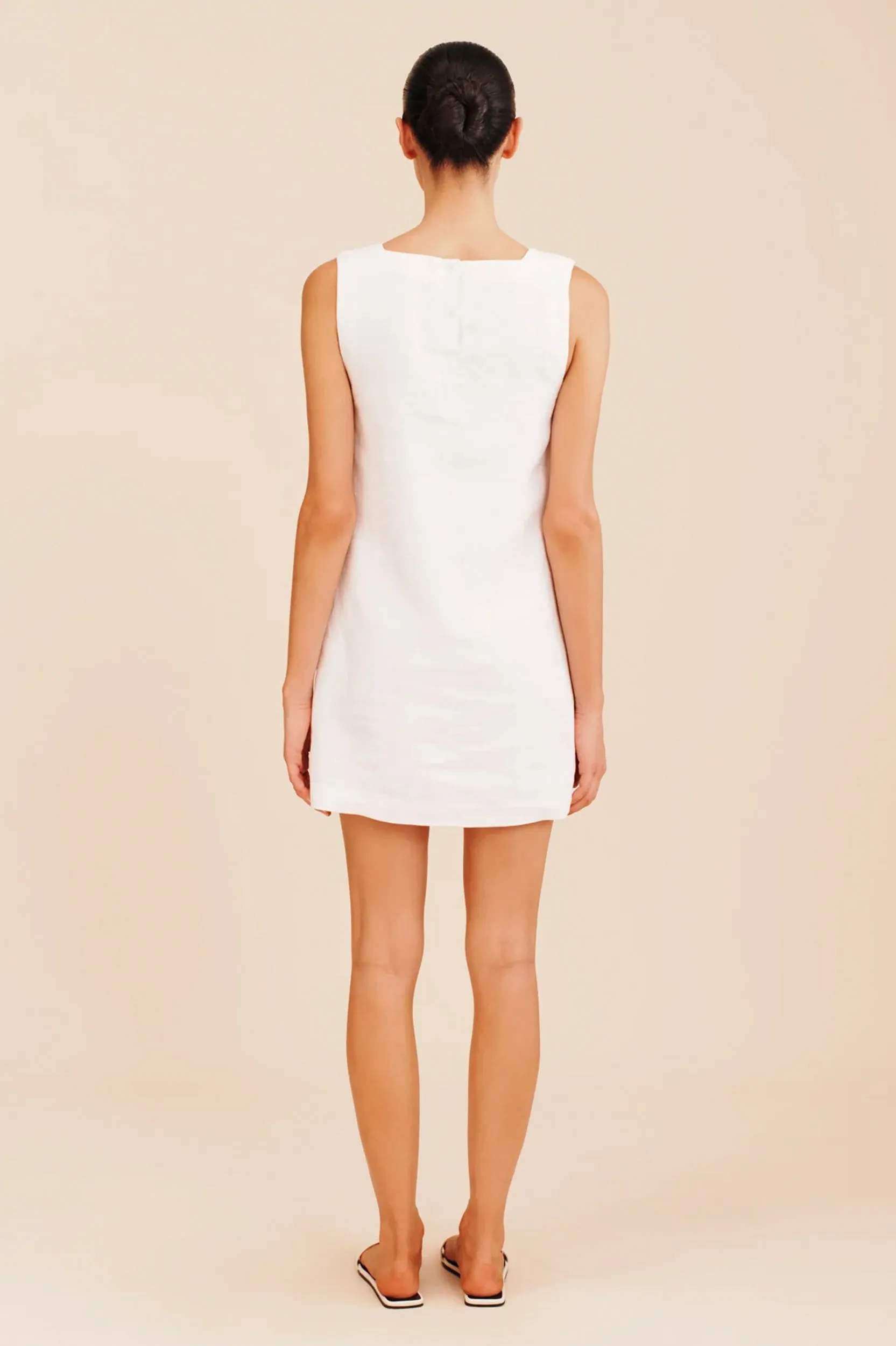 Emma Shift Dress in Ivory