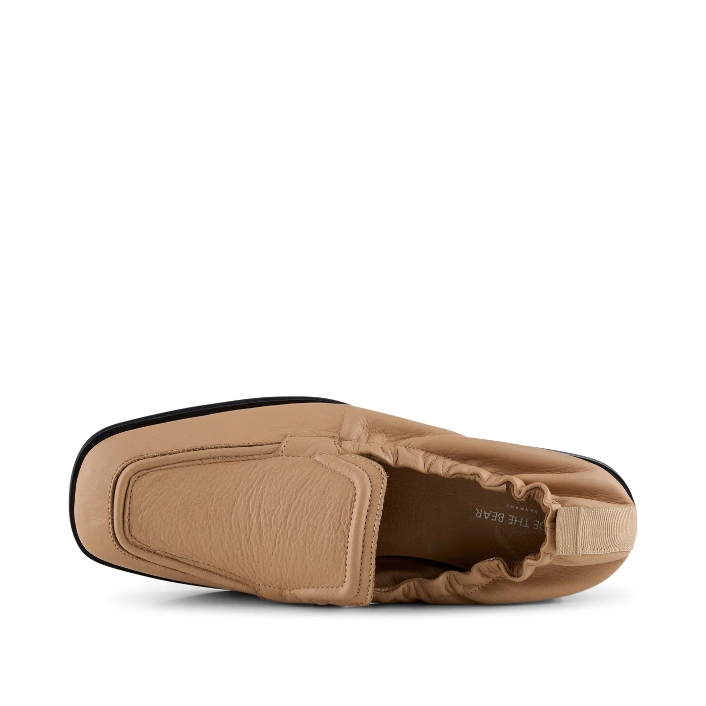 Erika loafer læder - BEIGE GRAIN