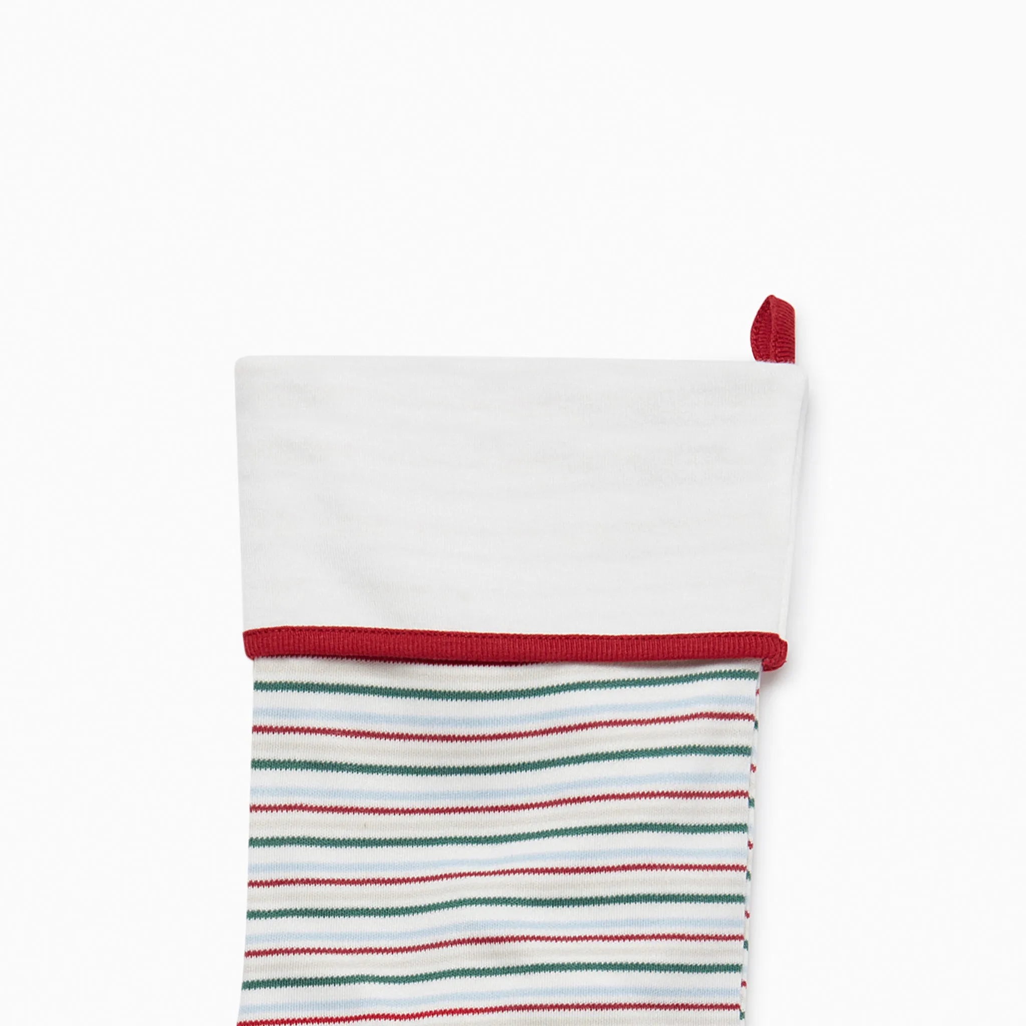 Festive Stripe Pajamas & Stocking Set