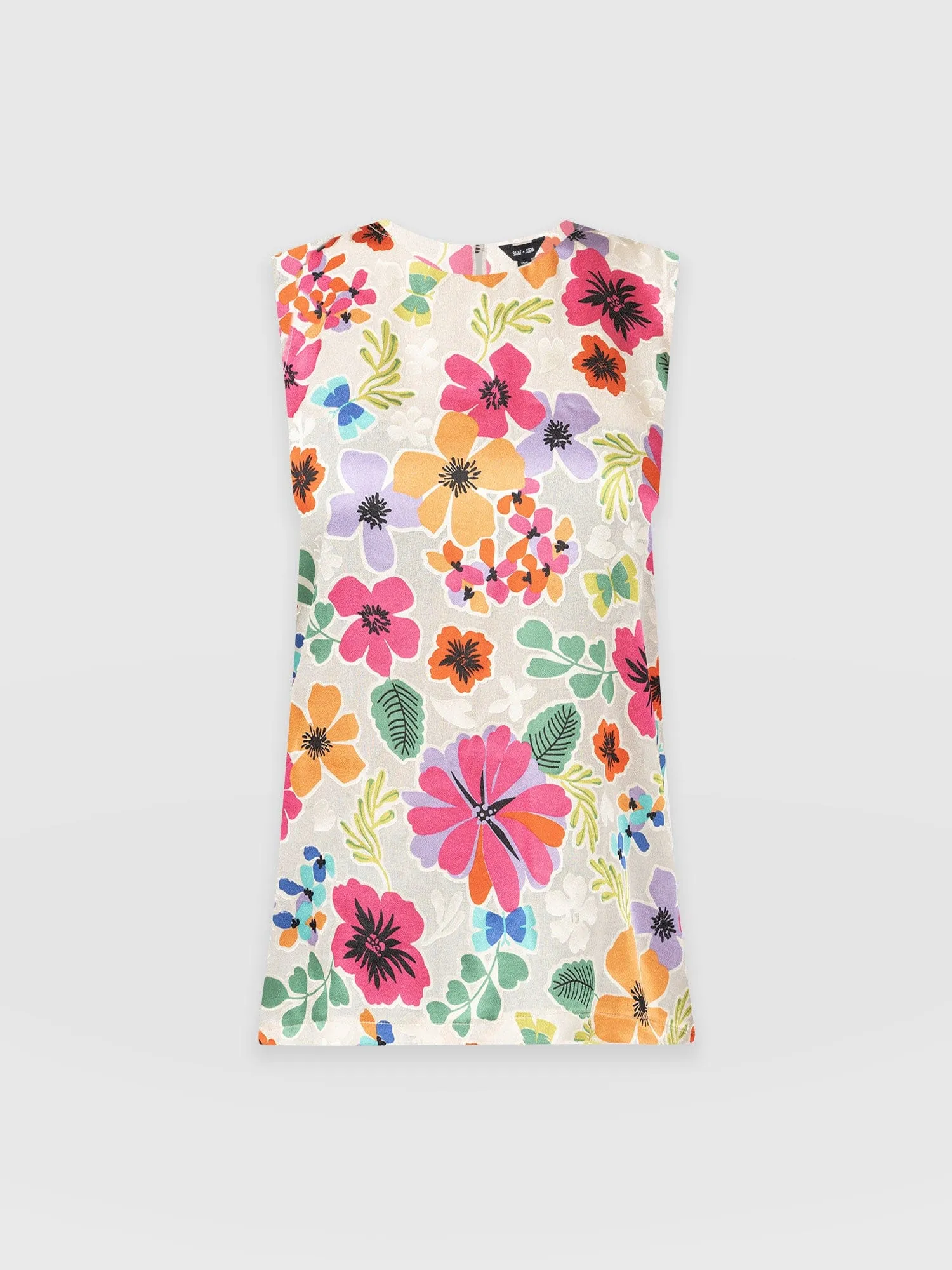 Florence Tank - Beige Pop Floral