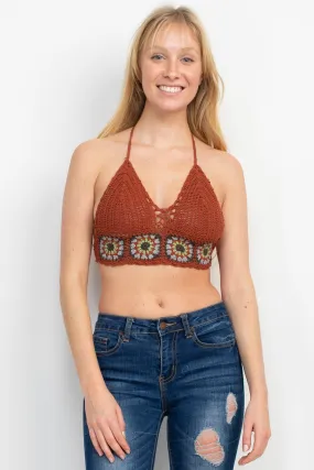 Flower Crochet Top