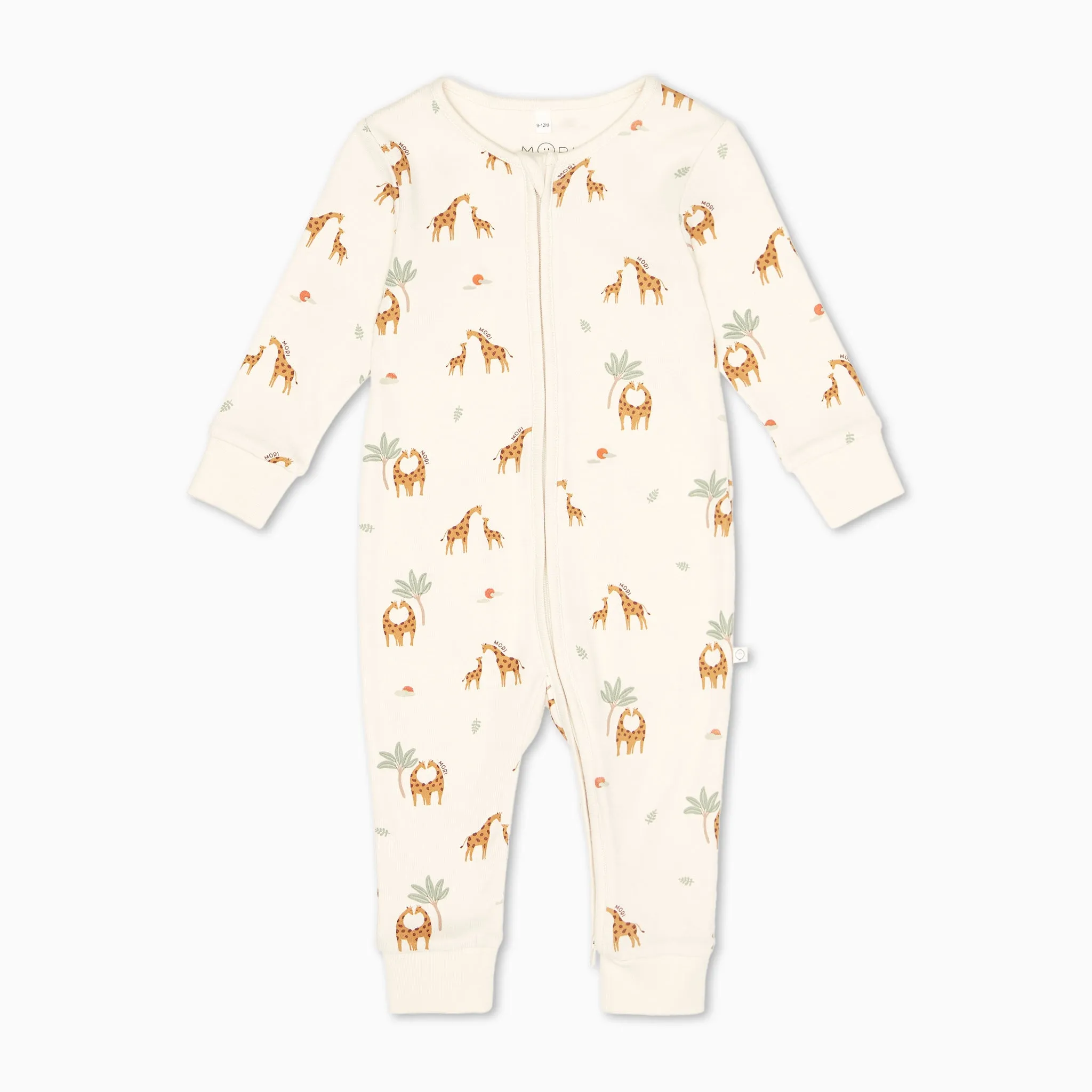 Giraffe Print Clever Zip Romper