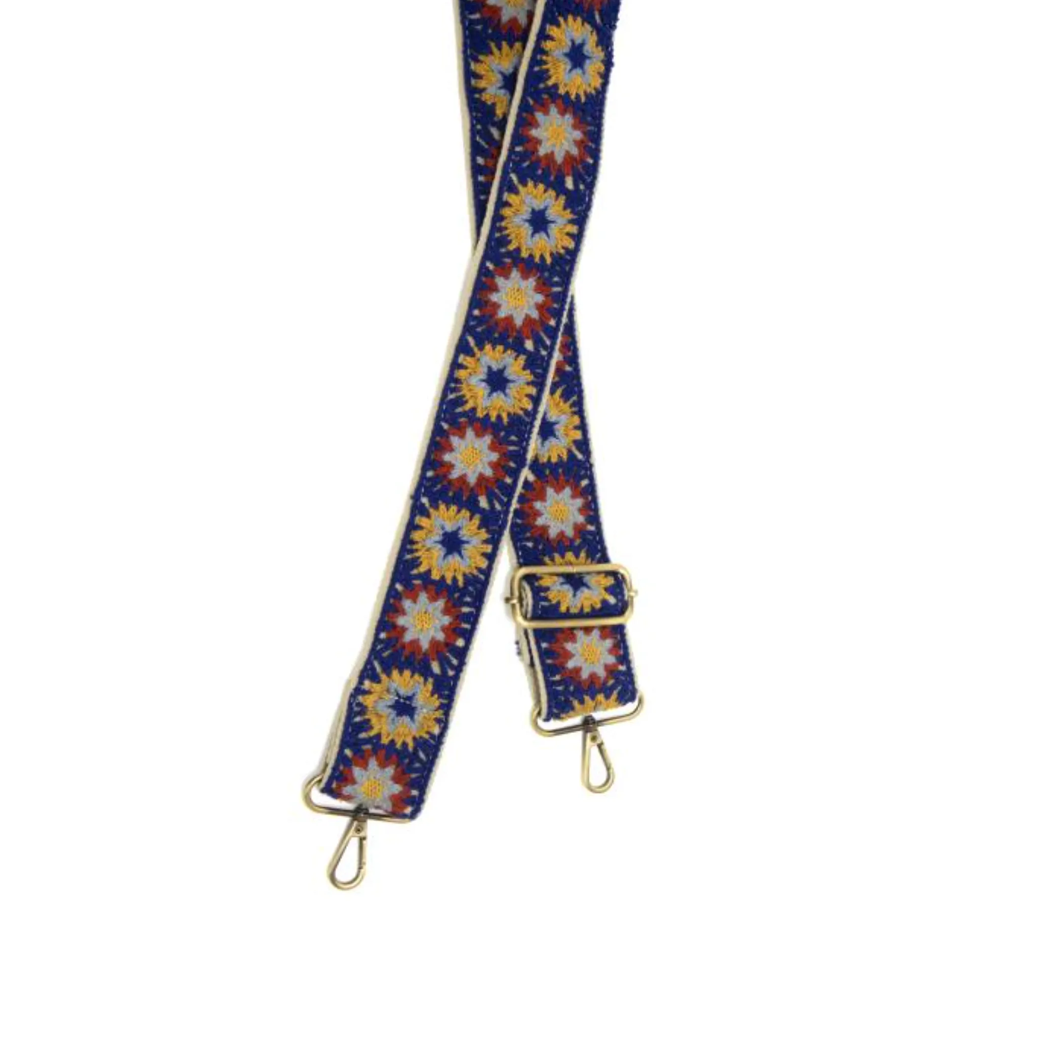 Joy Susan embroidered guitar strap, 2 wide (5 colors)