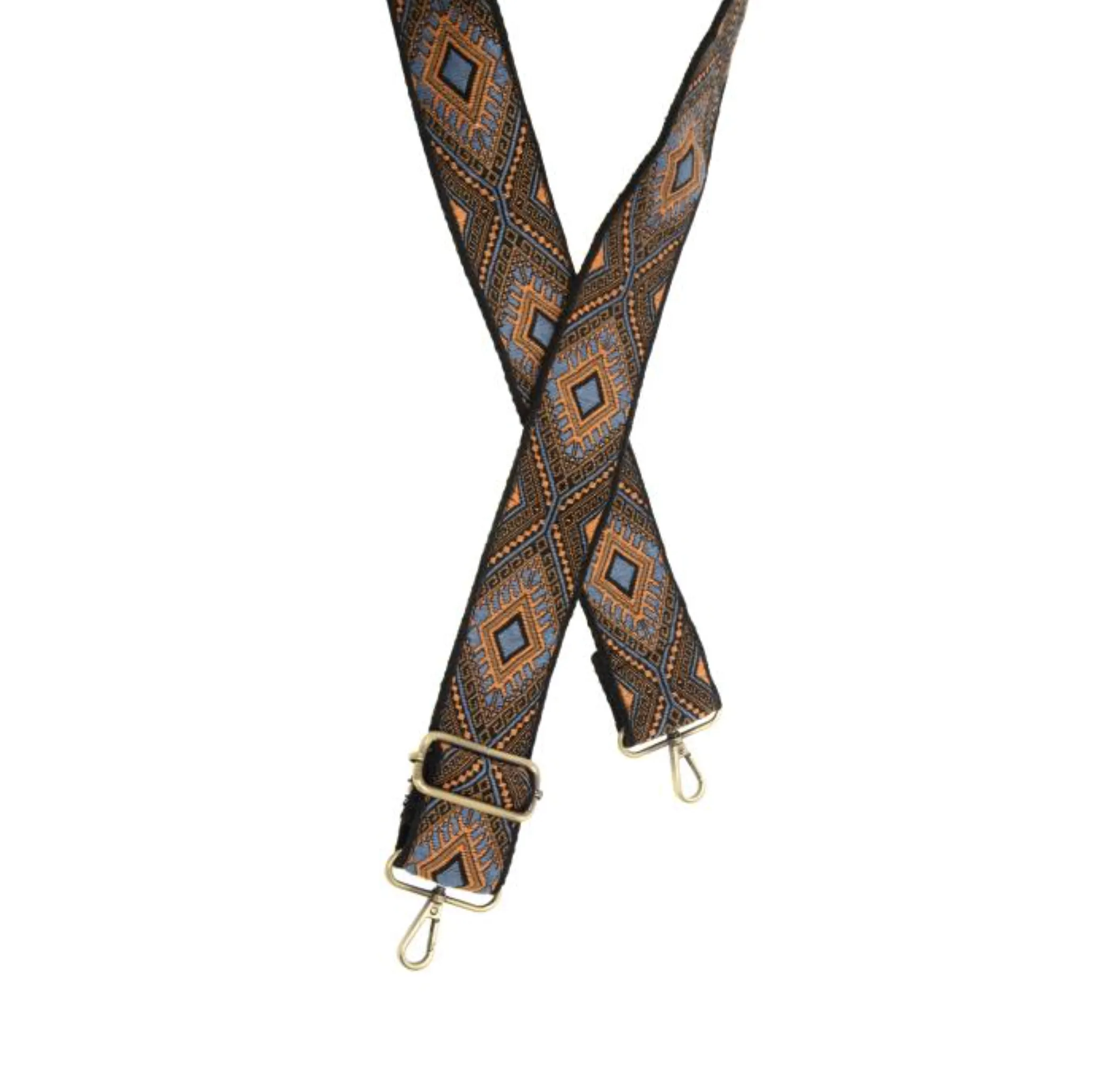 Joy Susan embroidered guitar strap, 2 wide (5 colors)