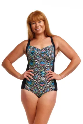 Ladies Ruched One Piece | Weave Please