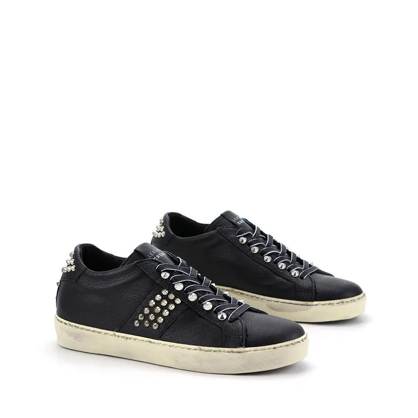 LEATHER CROWN SNEAKERS W_ICONIC-014