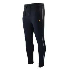 Lyle & Scott Sweatpant with Contrast Piping - True Black