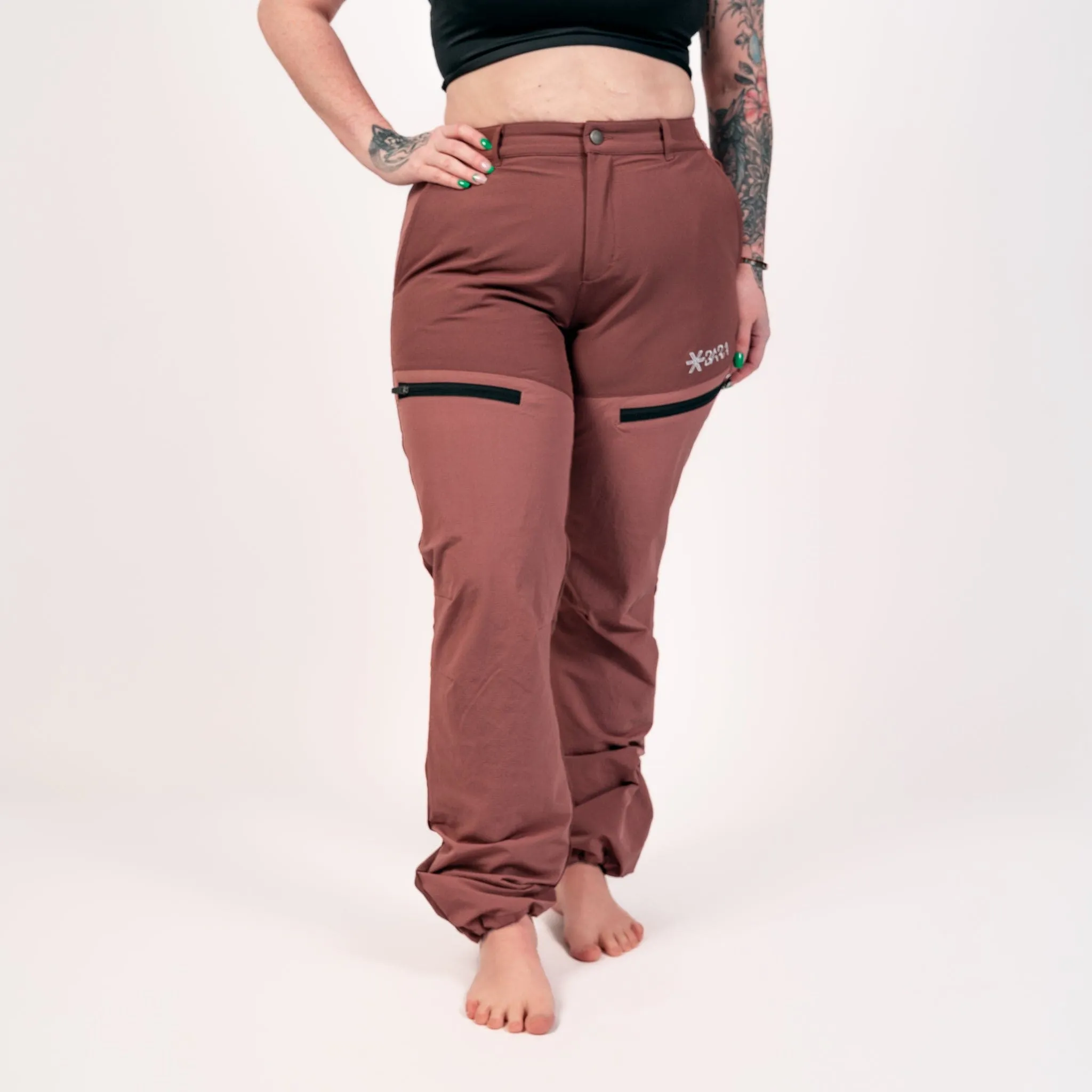 Maroon Alpine Hiking Pants