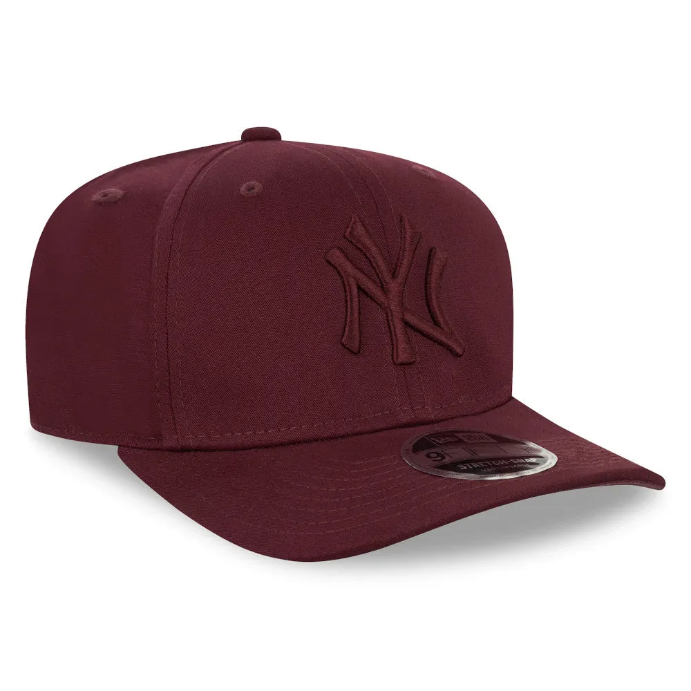 NEW ERA New York Yankees Tonal Maroon 9FIFTY Stretch Snap Cap