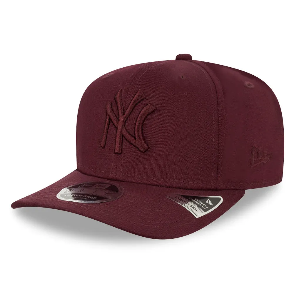 NEW ERA New York Yankees Tonal Maroon 9FIFTY Stretch Snap Cap