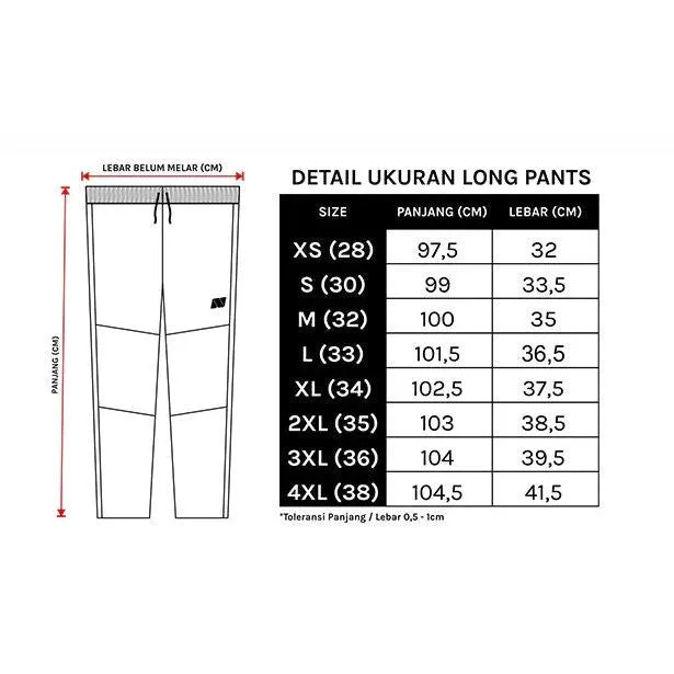 NOIJ Celana Panjang Longpants - Black