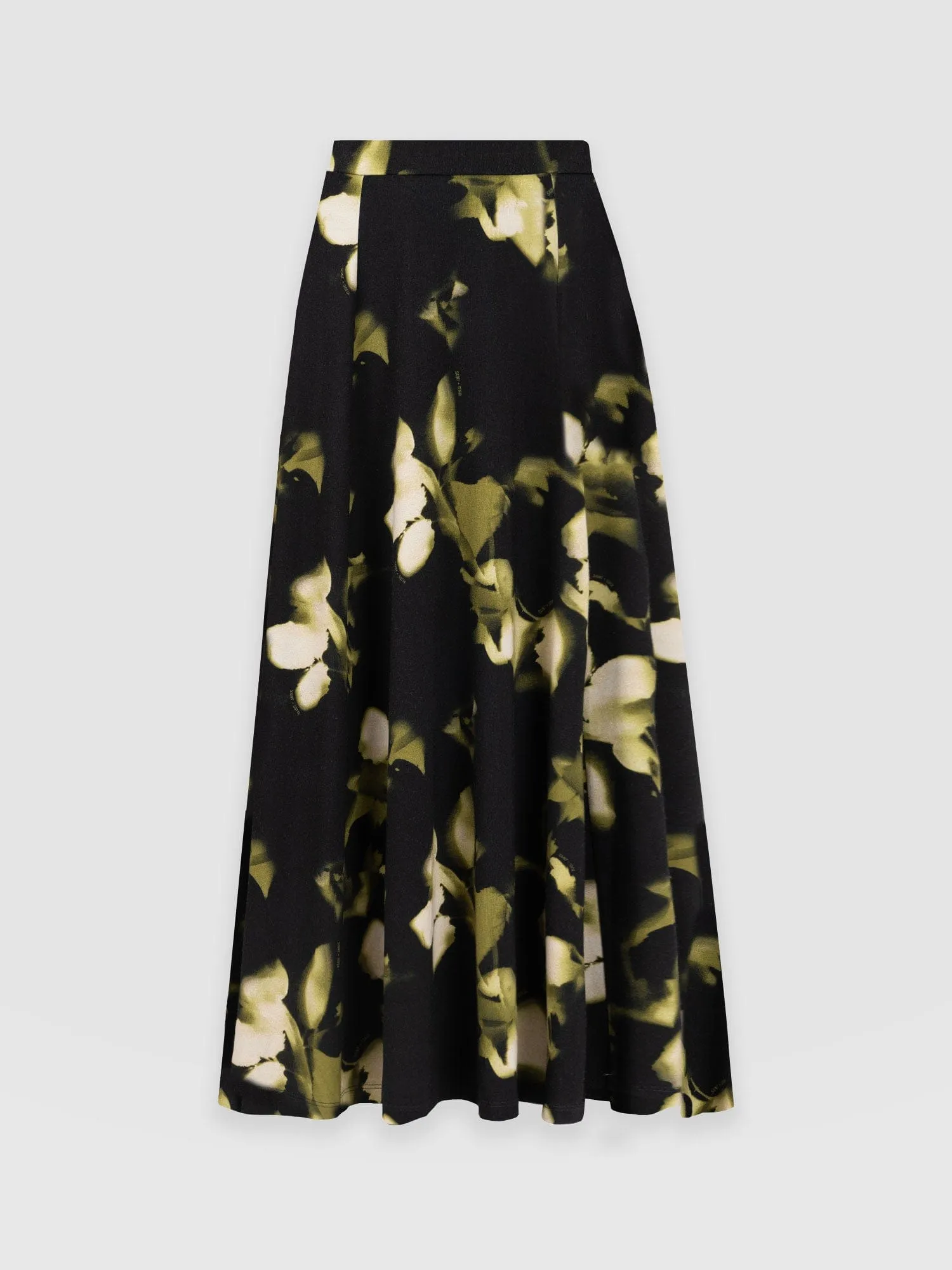 Nora A-Line Skirt - Green Aurora