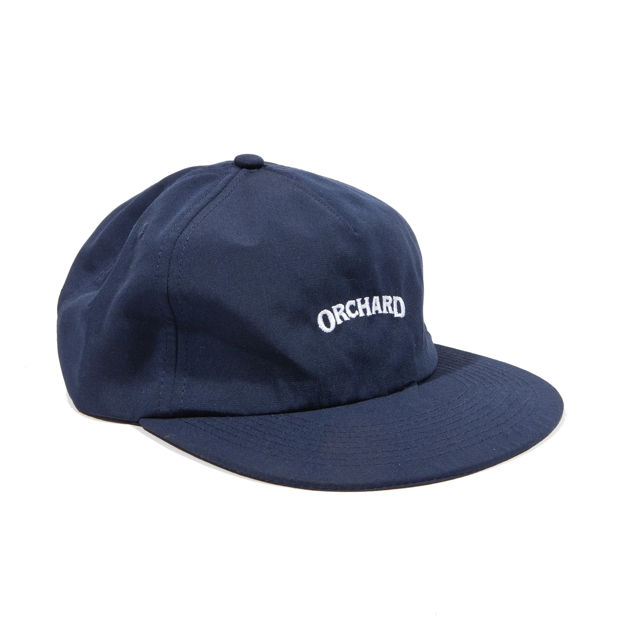 Orchard Text Logo Nylon Cap Midnight/White