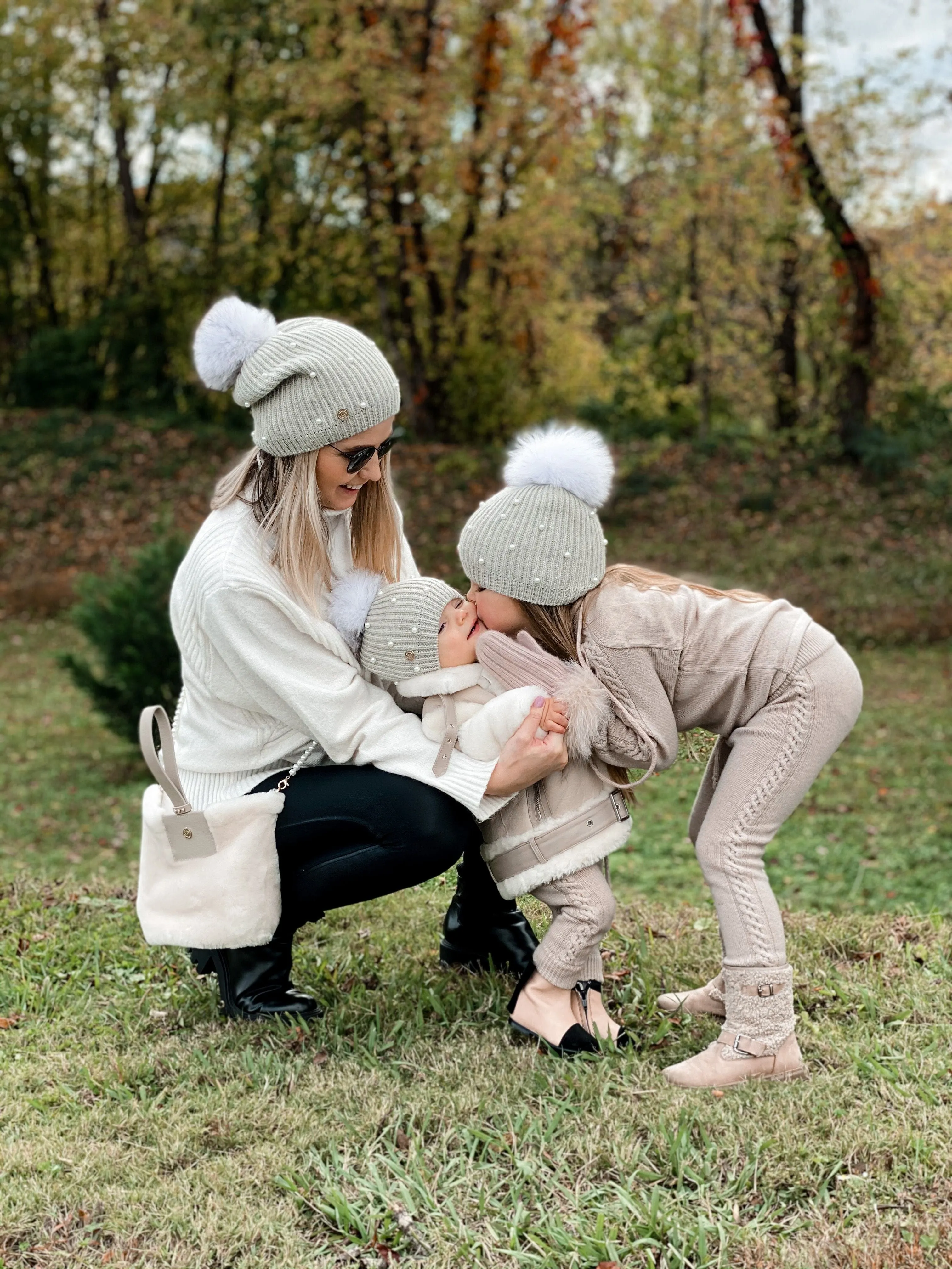 Pearl Angora Kids Hat