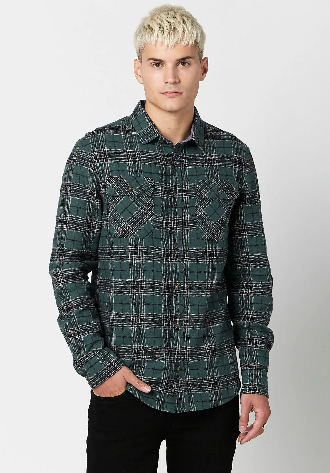 Plaid & Chambray Salice Shirt - BM23664