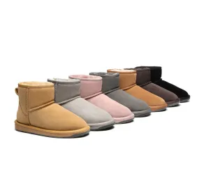 Premium Australian Sheepskin Boots Unisex Mini Classic Plus