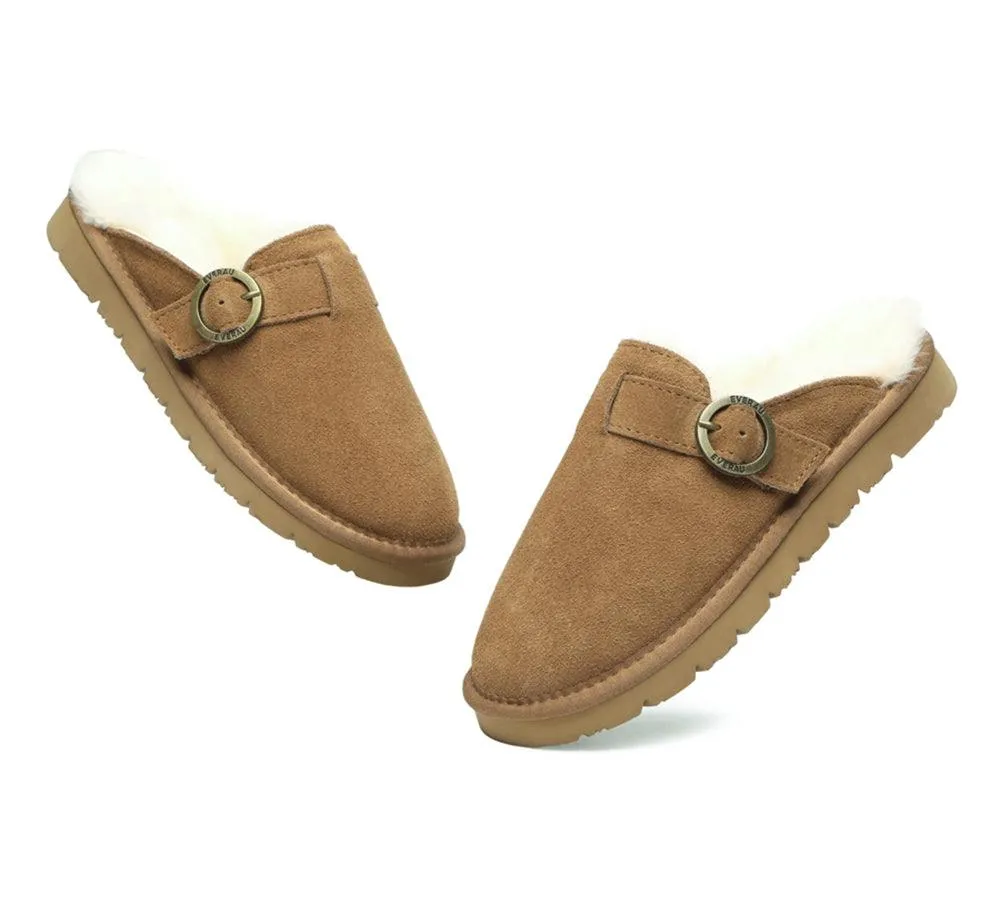 Premium Sheepskin Slipper Women Cedar