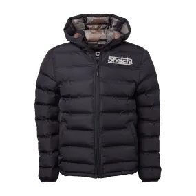 Puffer Jacket Wide Channel Black - SM3001BK