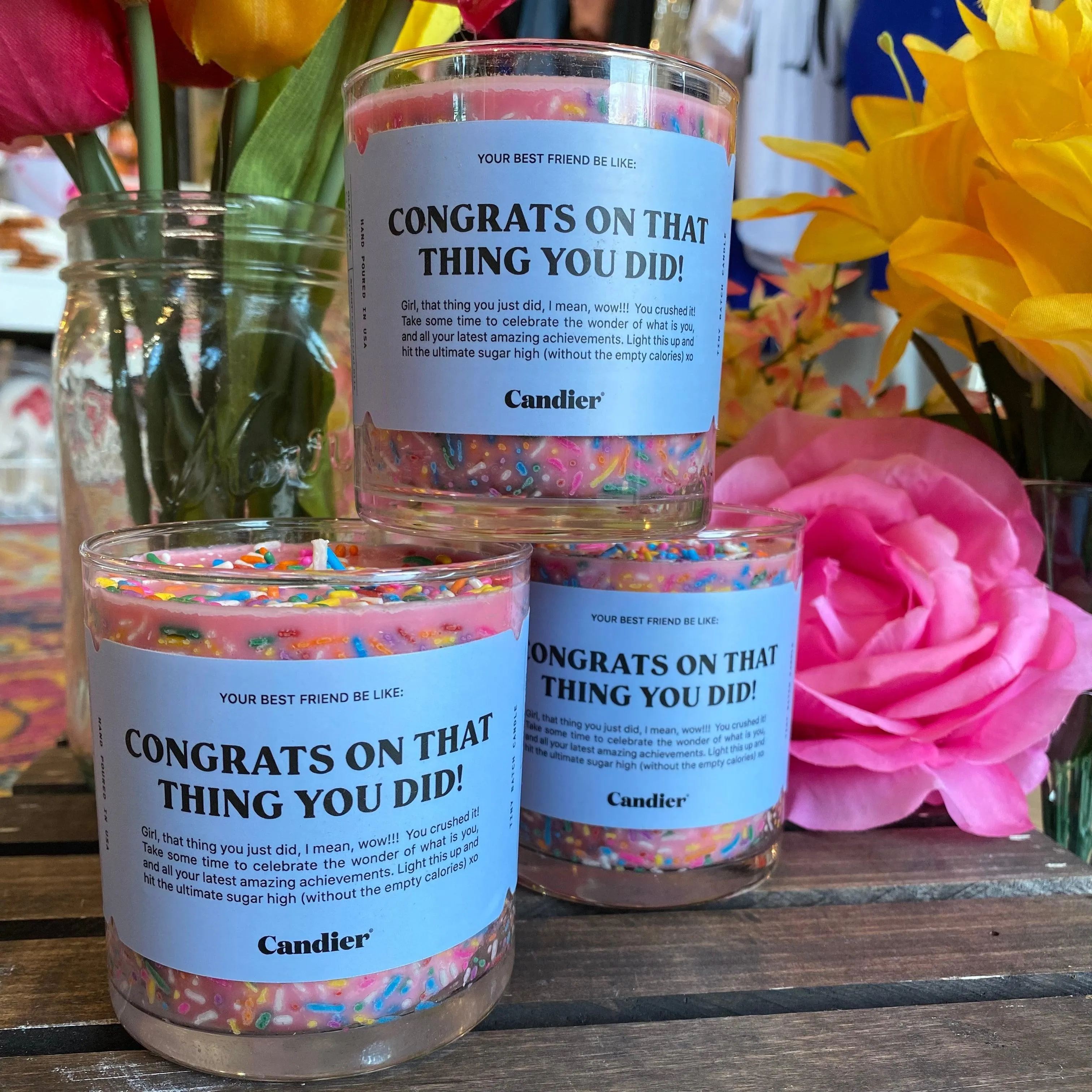 "Congrats On That Thing You Did" Candle