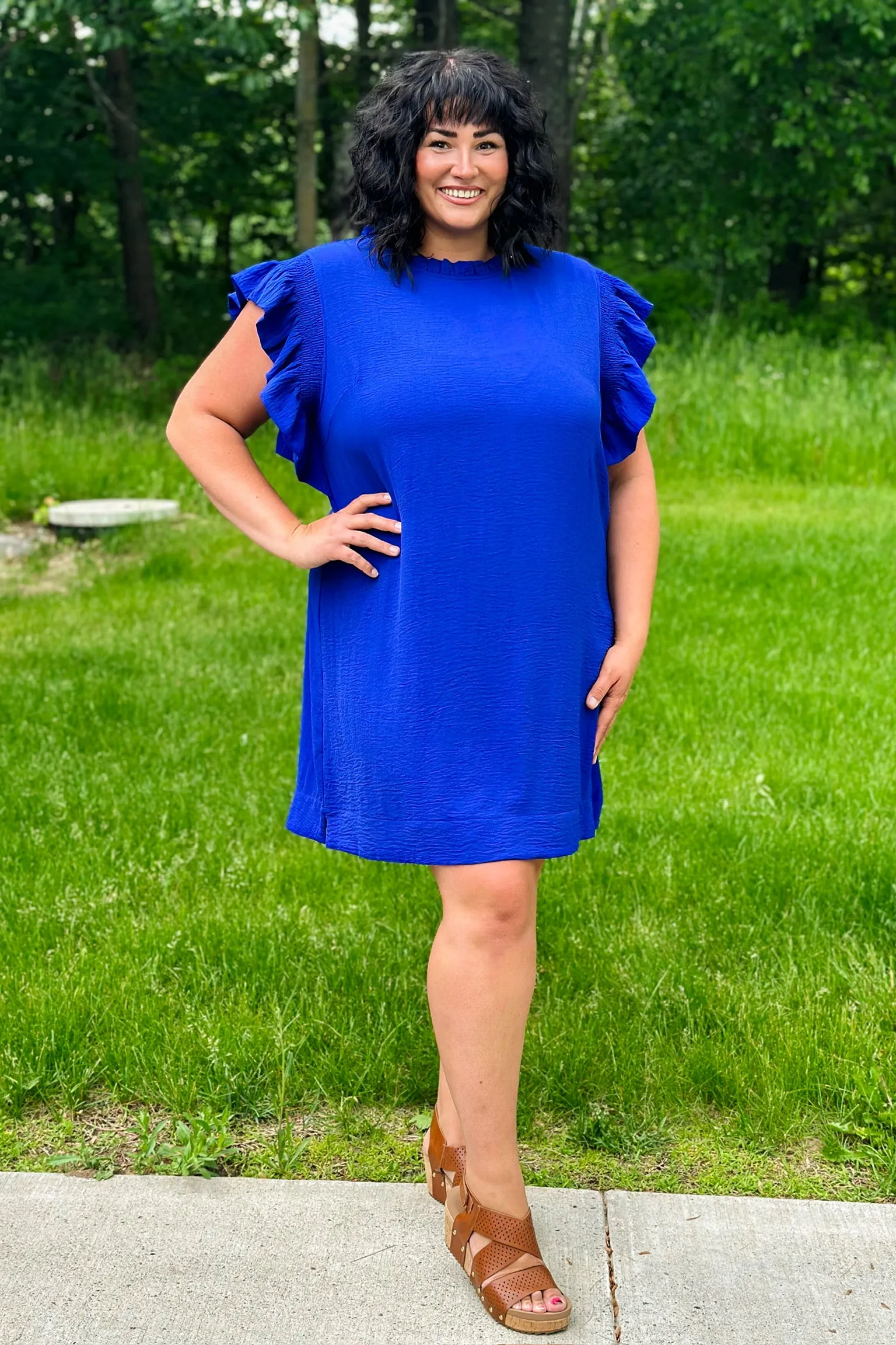 Royal Ruffle Dress