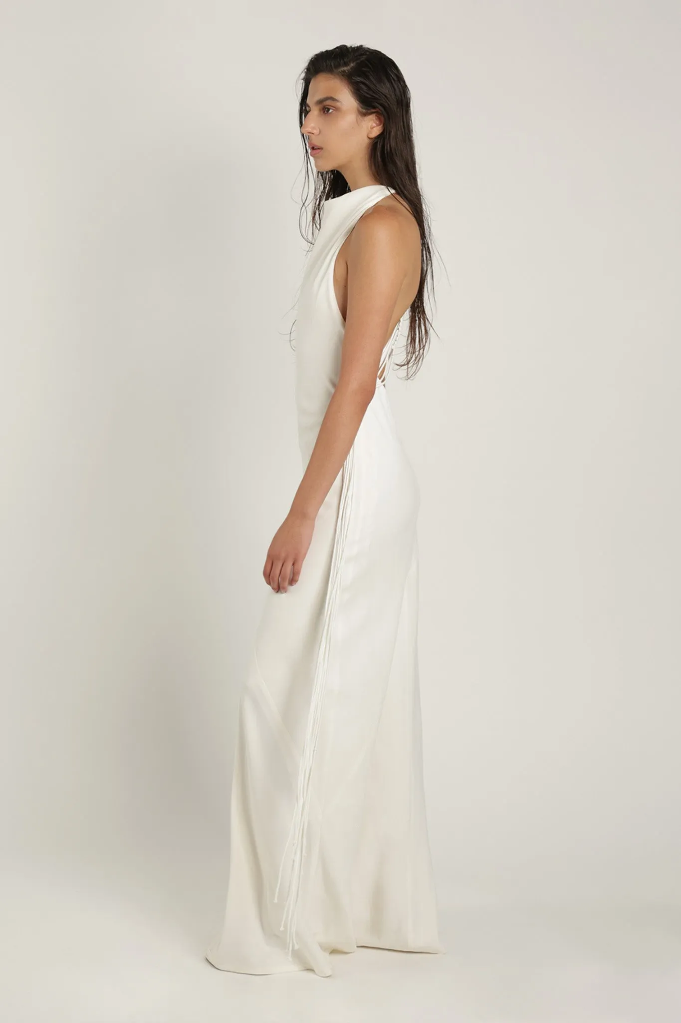 SABINA MUSAYEV Whitney Dress - White Snow