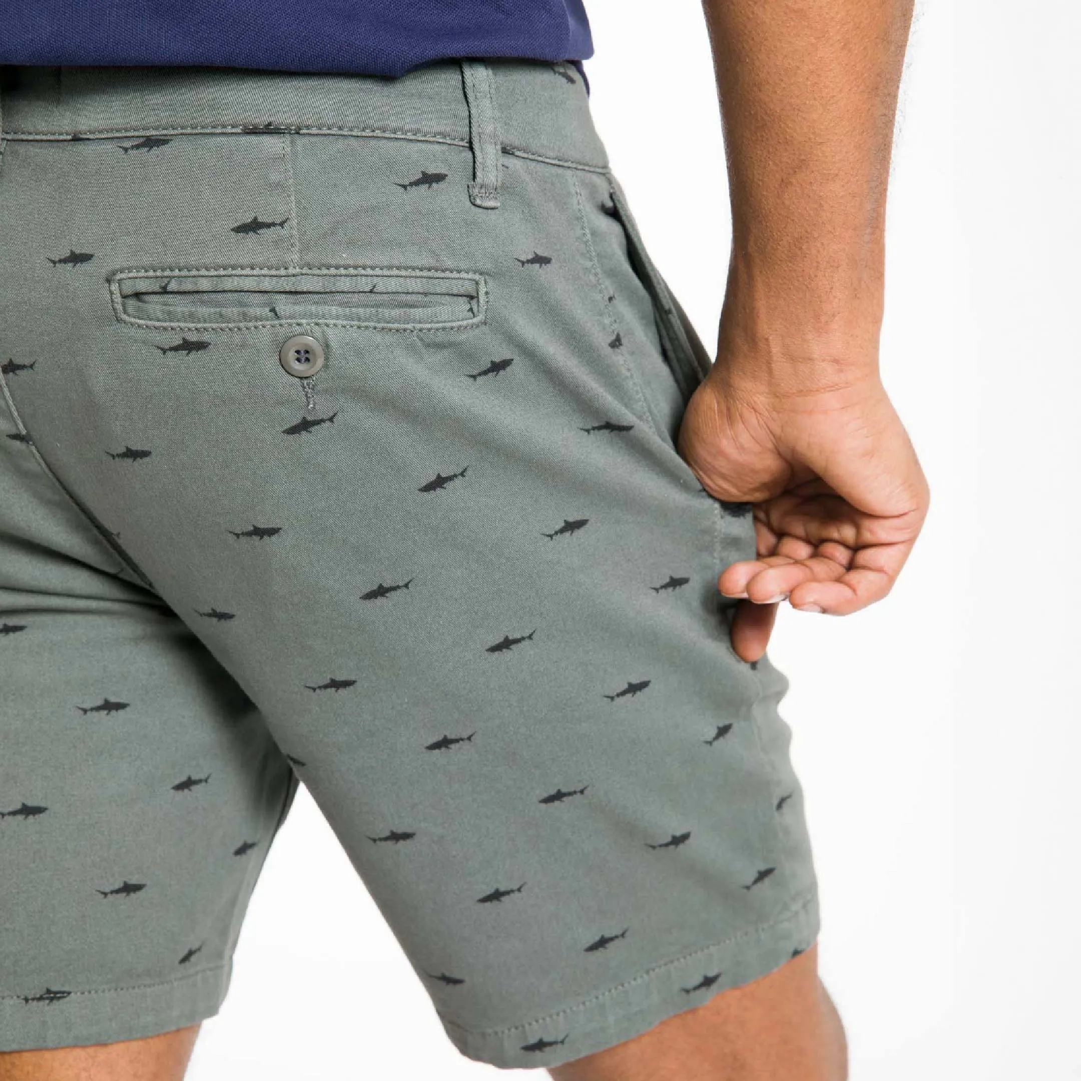 Shark Week Lightweight Stretch Chino Short