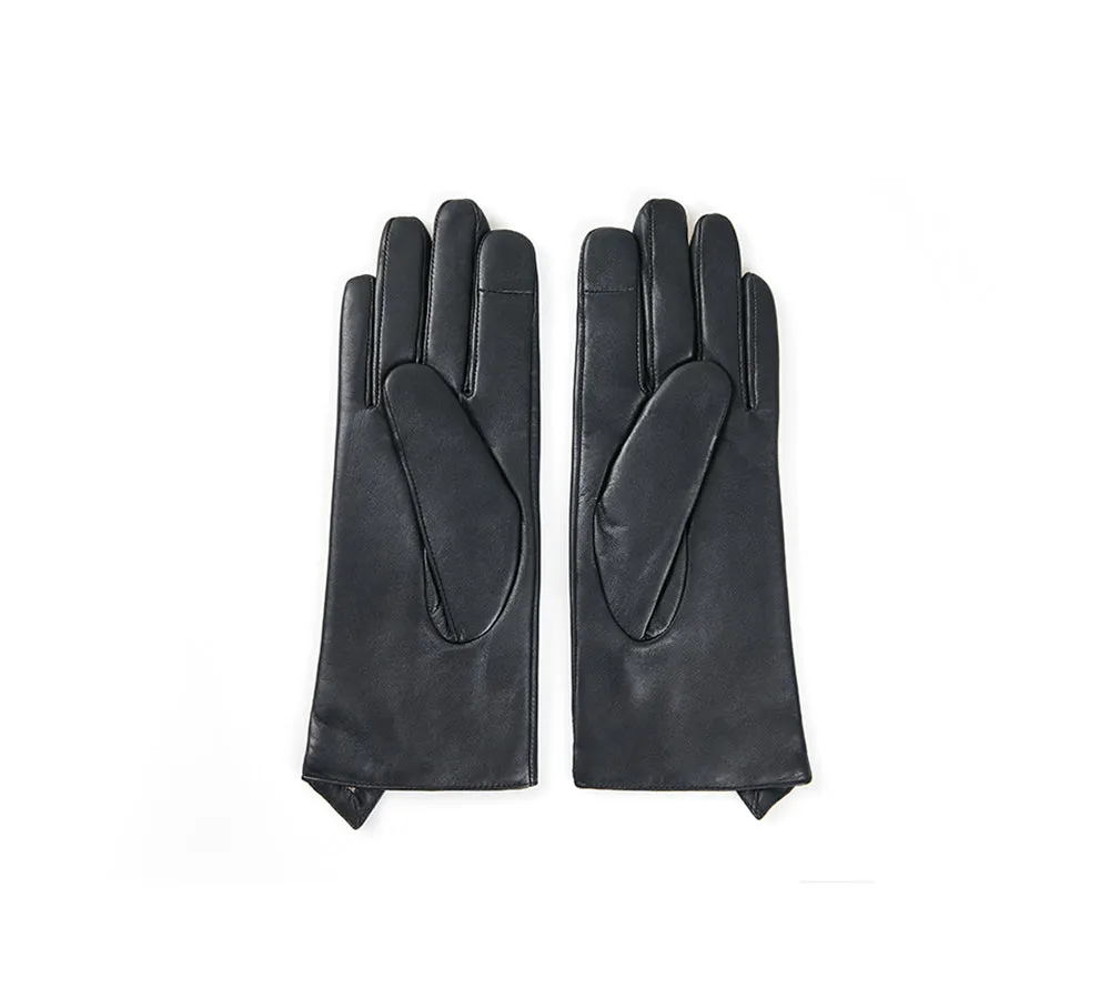 Sheepskin Wool Ladies Leather Gloves Belinda