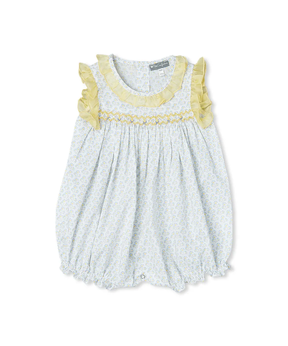 Smocked Ruffle Romper