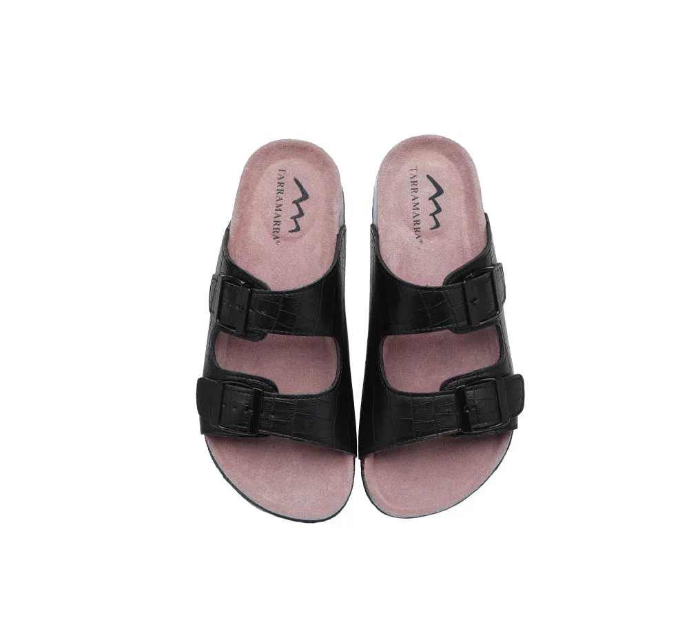 Summer Beach Sandals Unisex Embossed Slip-On Slides Oliver