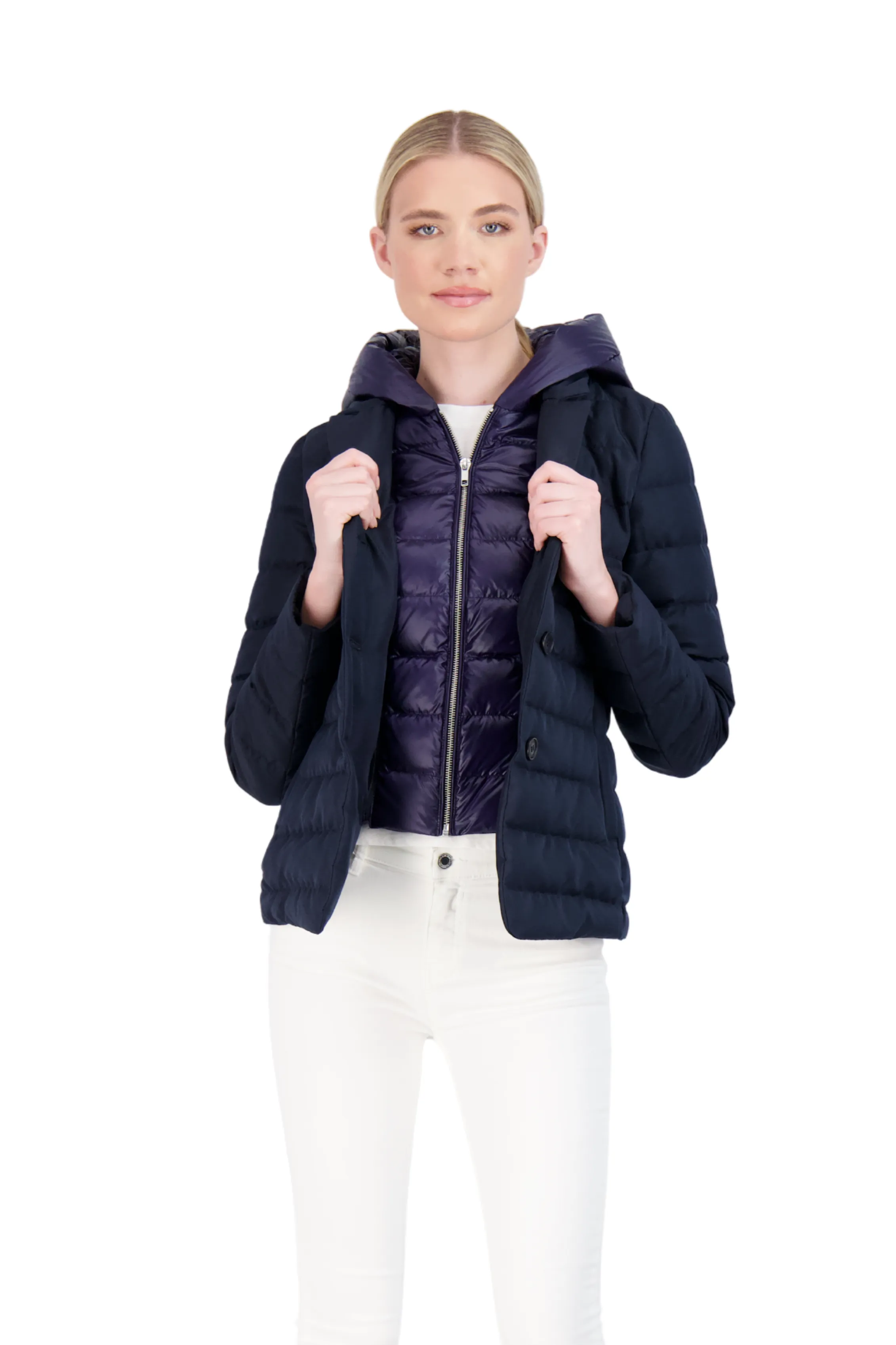 The Devon 2-1 Down Jacket with removable hood - Warehouse 60% Sale, Final sale, no exchanges or returns