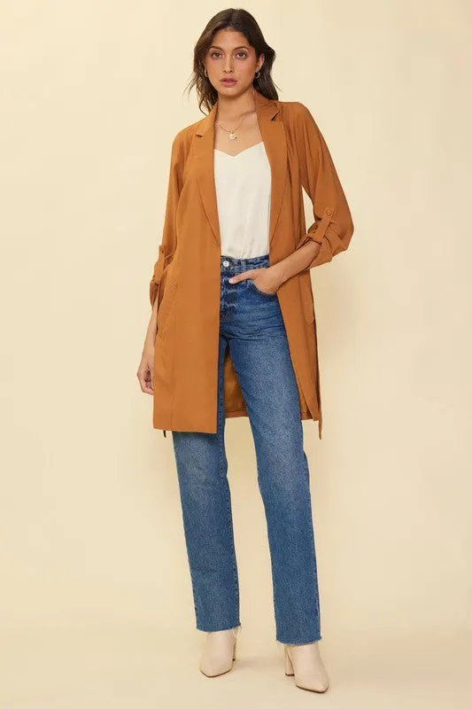 The Geneva Belted Trench Jacket