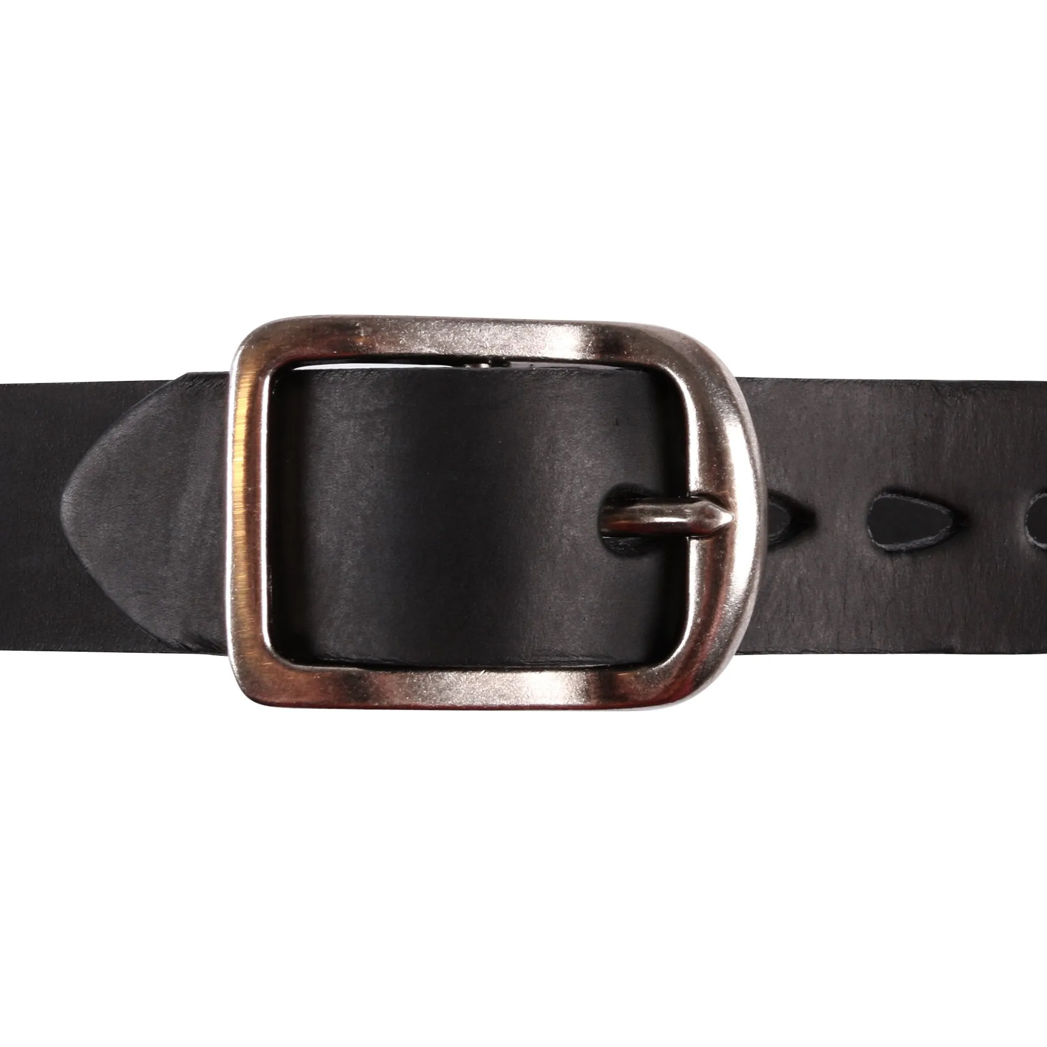 Thick Belt - 7mm Bovine Leather - Black