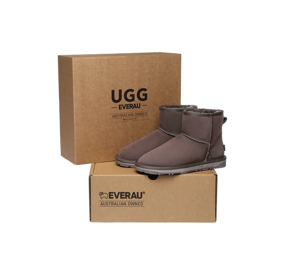 UGG Boots Double Faced Sheepskin Wool Ankle Mini Classic Boots